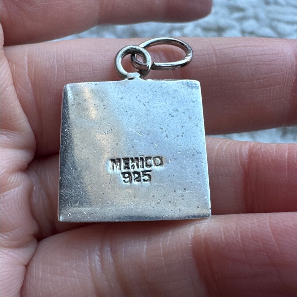 Taxco Sterling Silver Pendant View 2